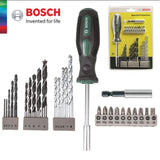 CONJUNTO BROCAS E PONTAS+CHAVE 27 PEÇAS