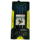 CONJUNTO MINI X-LINE BROCAS E BIT 14 PEÇAS